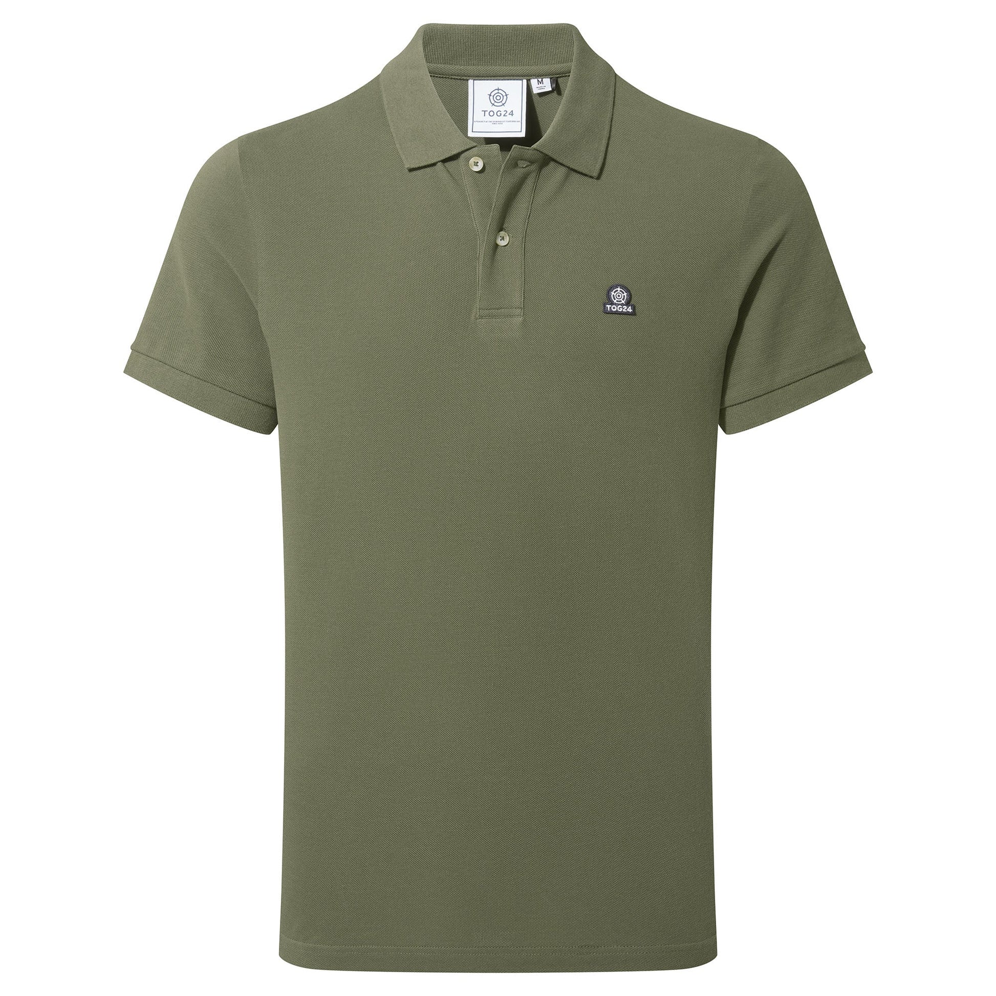 Braunton Mens 100% Cotton Pique Polo Shirt - Forage Green