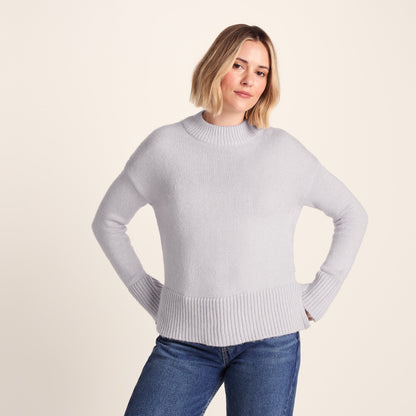 Bree Womens Supersoft Knitted Jumper - Lavender Grey