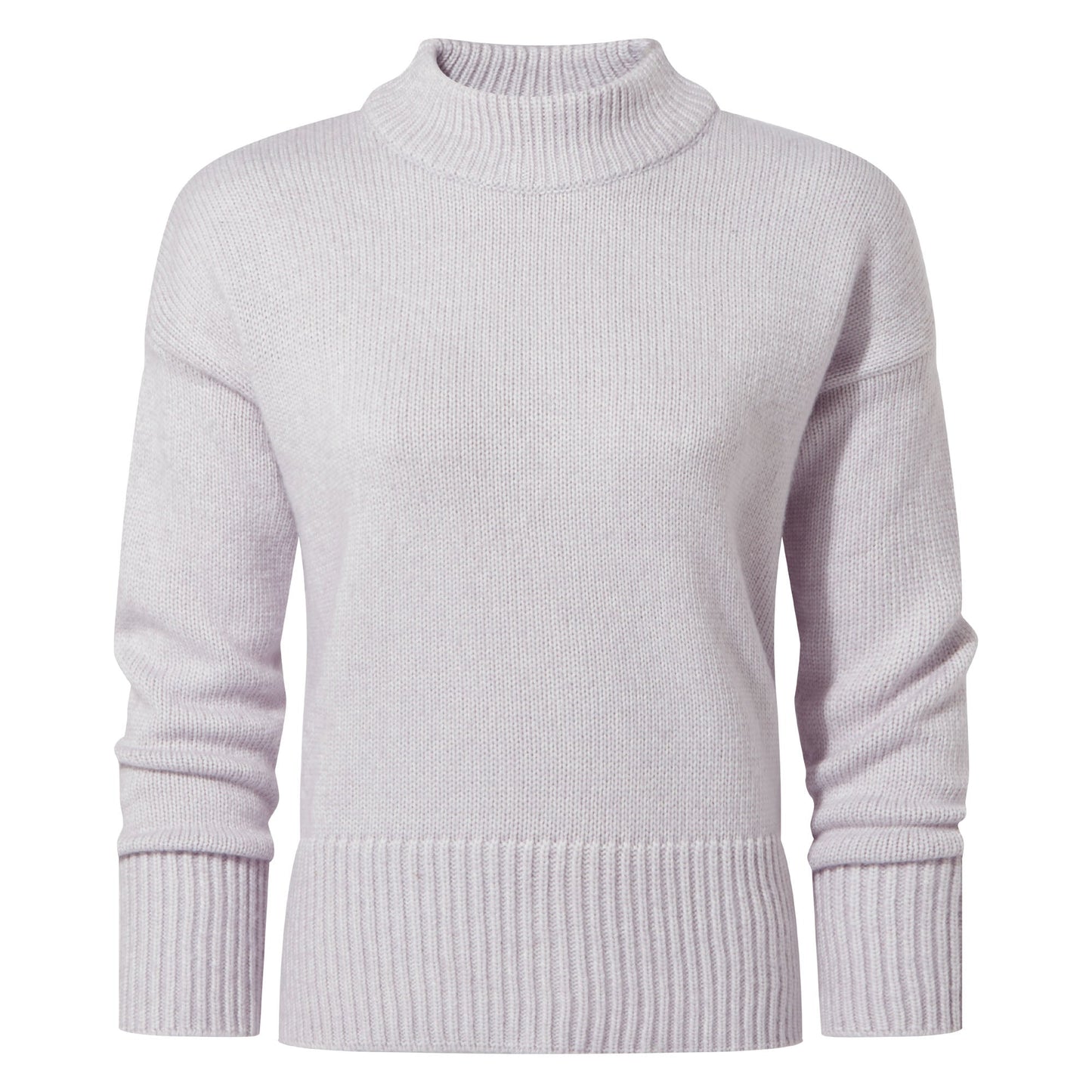 Bree Womens Supersoft Knitted Jumper - Lavender Grey