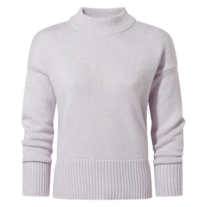 Bree Womens Supersoft Knitted Jumper - Lavender Grey