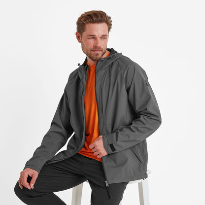 Brigsteer Mens Waterproof Jacket - Soot Grey