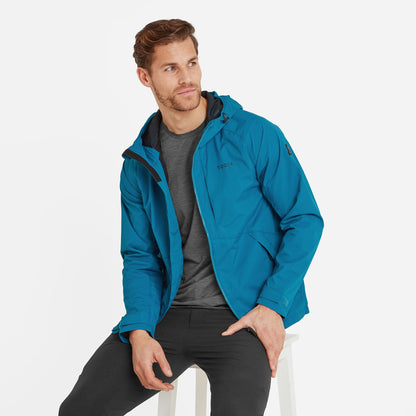 Brigsteer Mens Waterproof Jacket - Peacock Blue