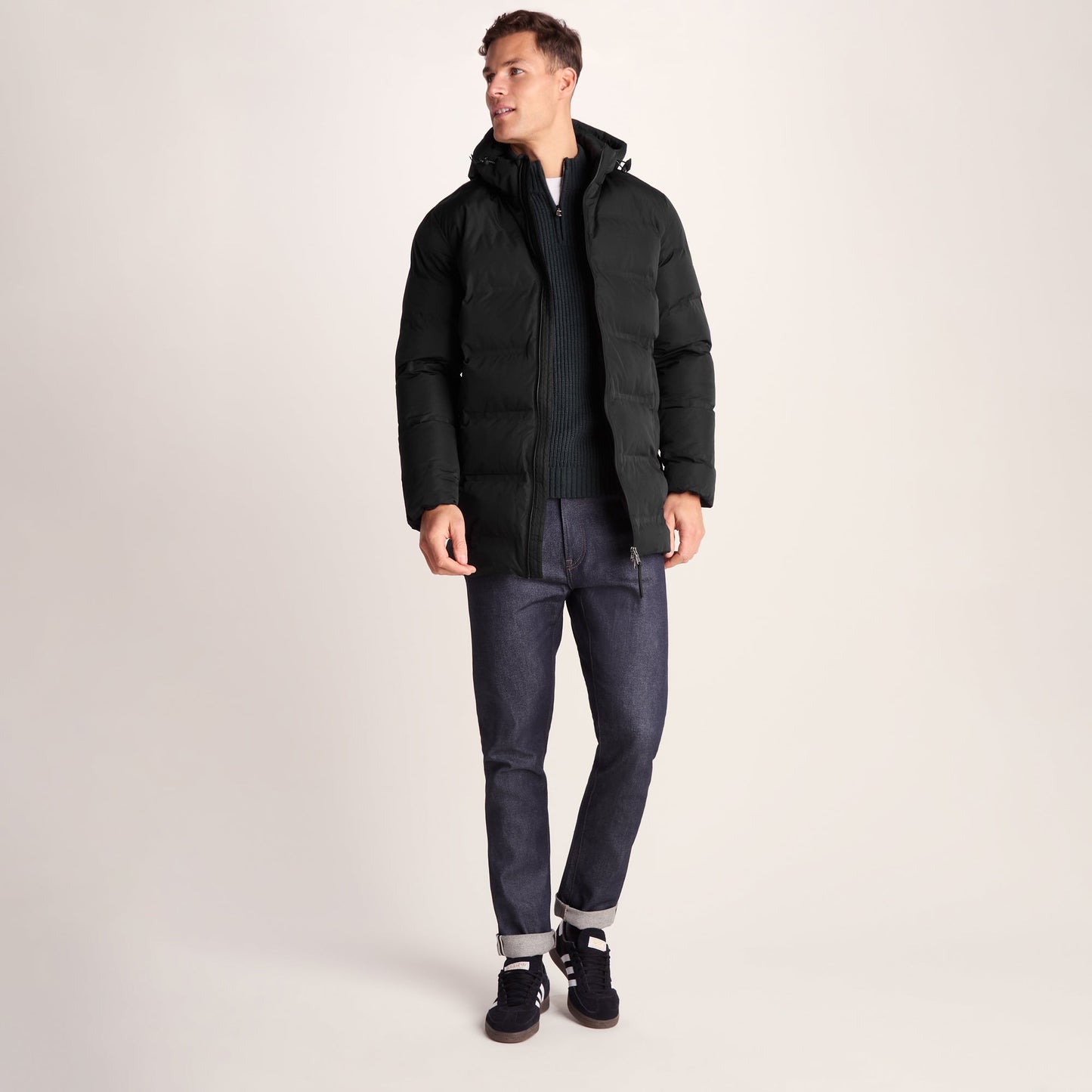 Brinkley Mens Parka - Black