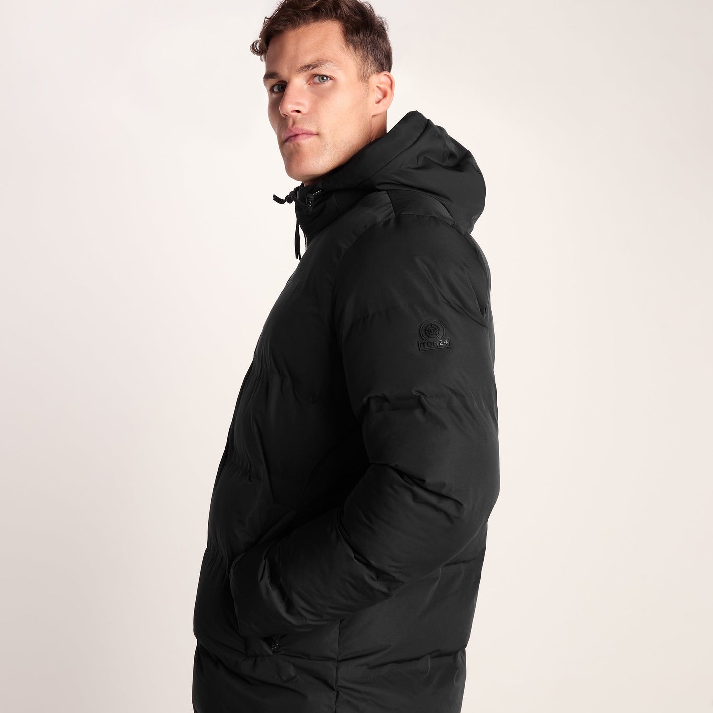 Brinkley Mens Parka - Black