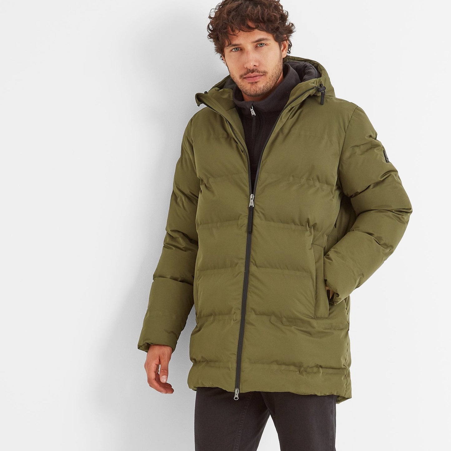 Brinkley Mens Parka - Khaki