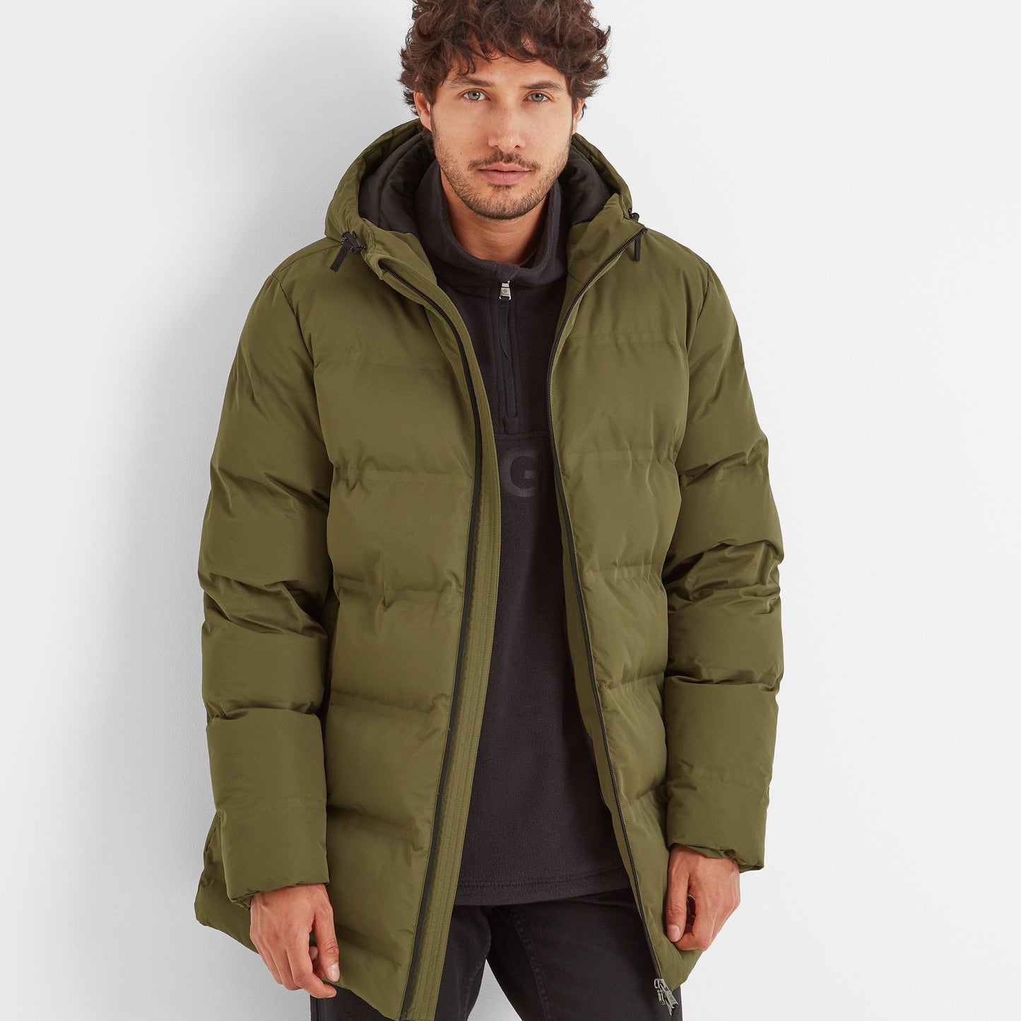 Brinkley Mens Parka - Khaki