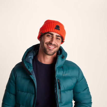 Burke Knit Hat - Fiery Orange