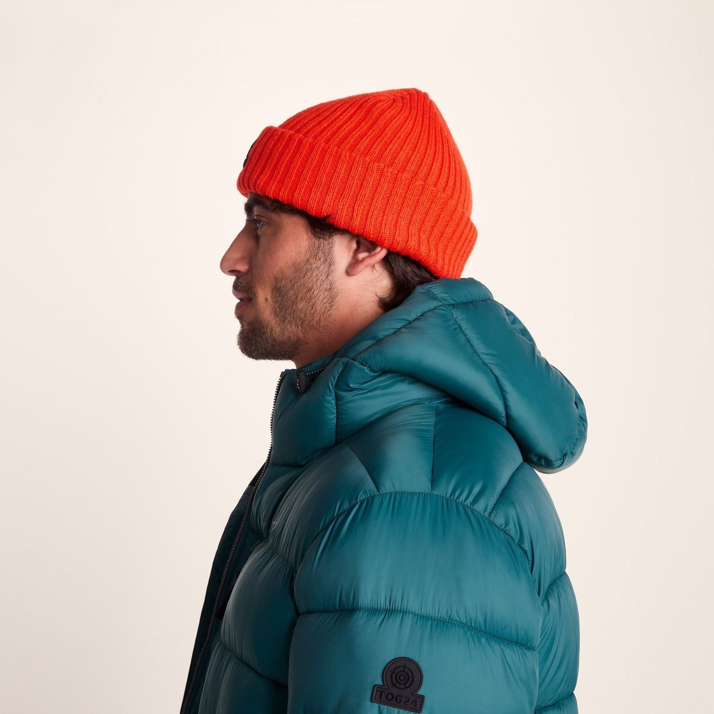 Burke Knit Hat - Fiery Orange