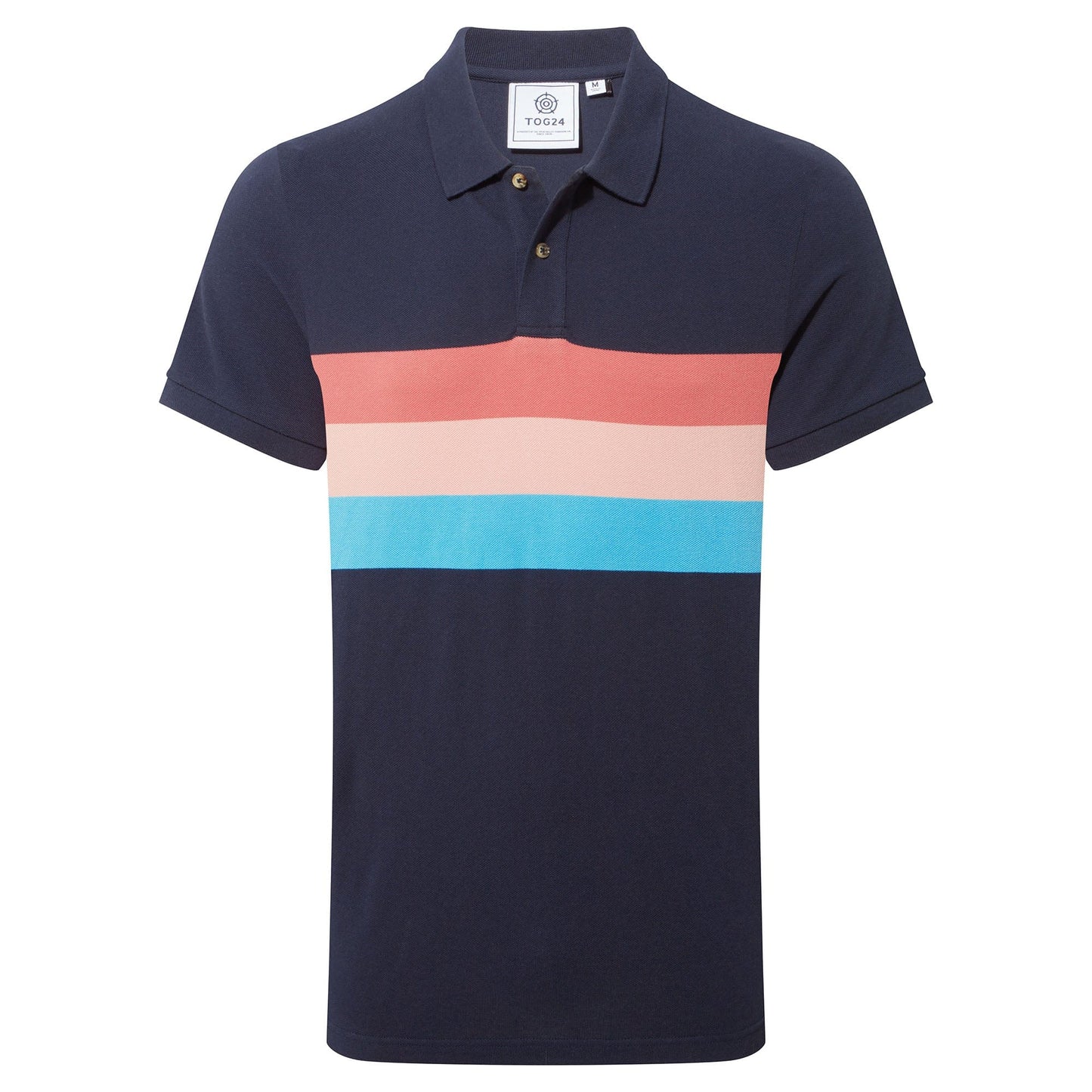 Butley Mens 100% Cotton Polo Shirt - Dark Indigo