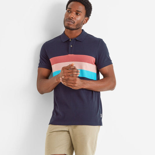 Butley Mens 100% Cotton Polo Shirt - Dark Indigo