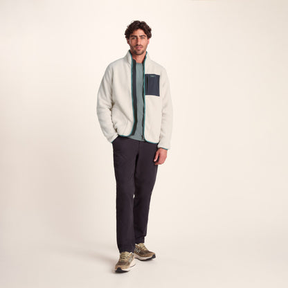 Cameron Mens Sherpa Fleece - Warm Cloud