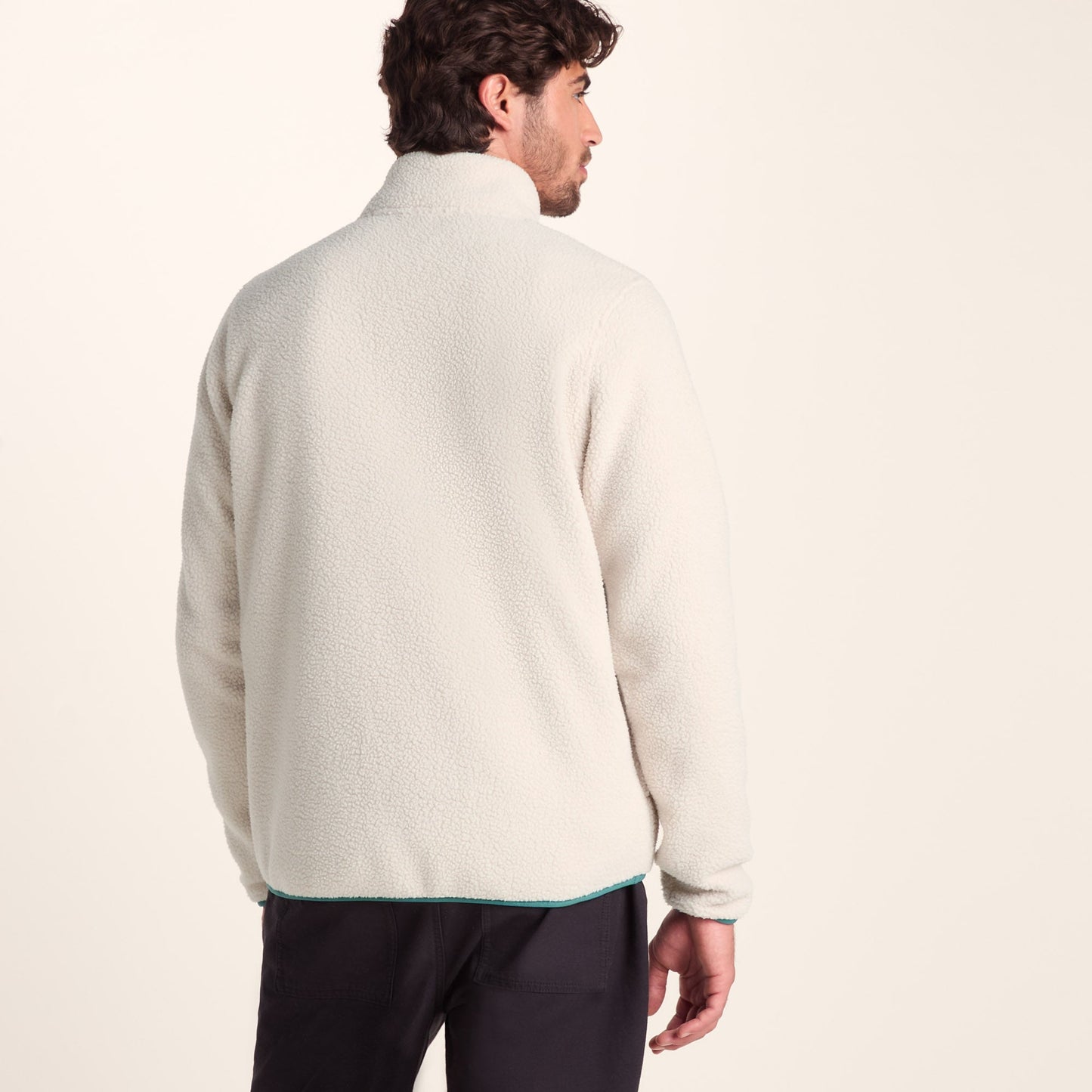 Cameron Mens Sherpa Fleece - Warm Cloud