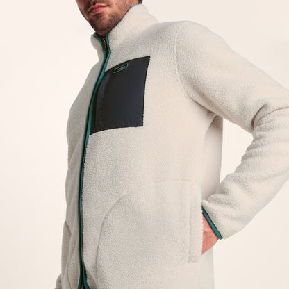 Cameron Mens Sherpa Fleece - Warm Cloud