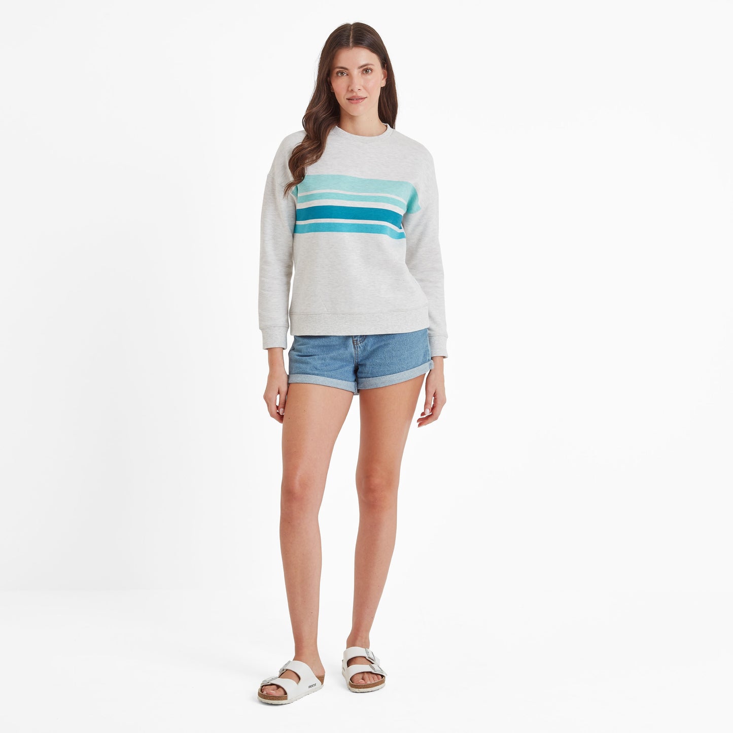 Carolina Womens Supersoft Sweatshirt - Ice Grey Marl