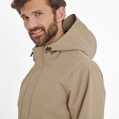 Cason Mens Waterproof Jacket - Walnut