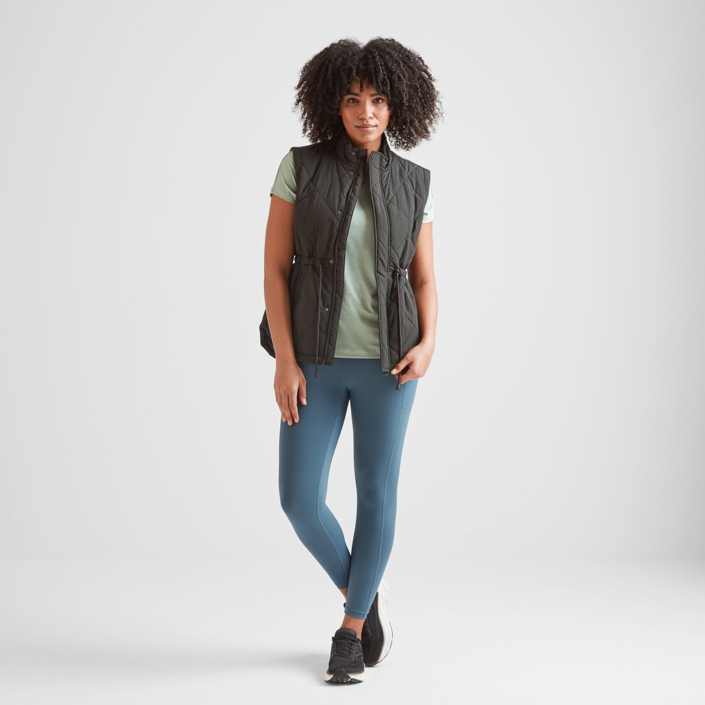 Cassly Womens Insulated Gilet - Washed Black