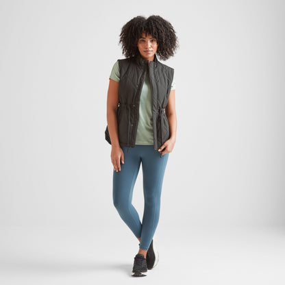 Cassly Womens Insulated Gilet - Washed Black