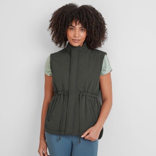 Cassly Womens Insulated Gilet - Washed Black