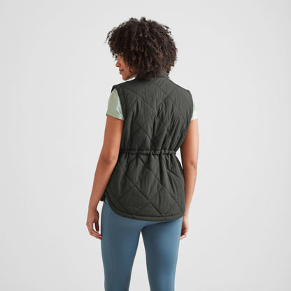 Cassly Womens Insulated Gilet - Washed Black