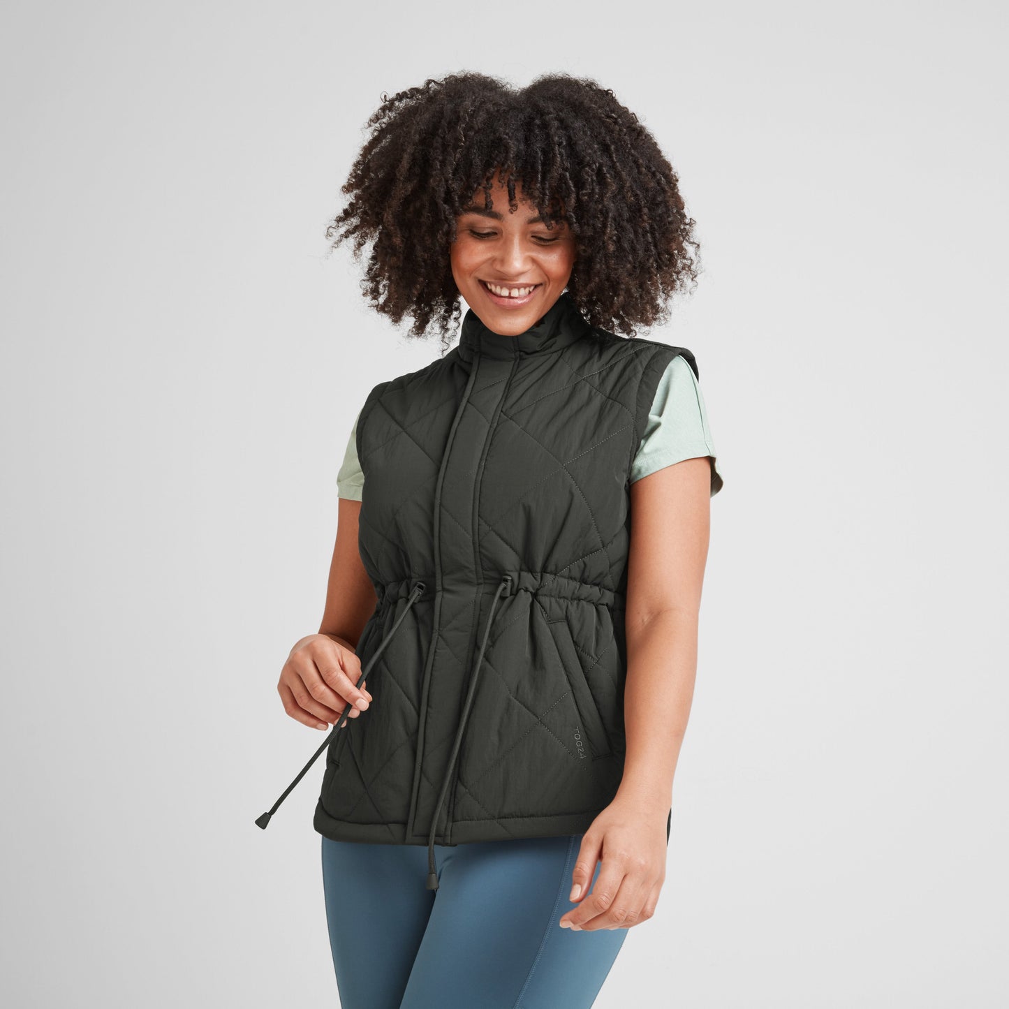 Cassly Womens Insulated Gilet - Washed Black