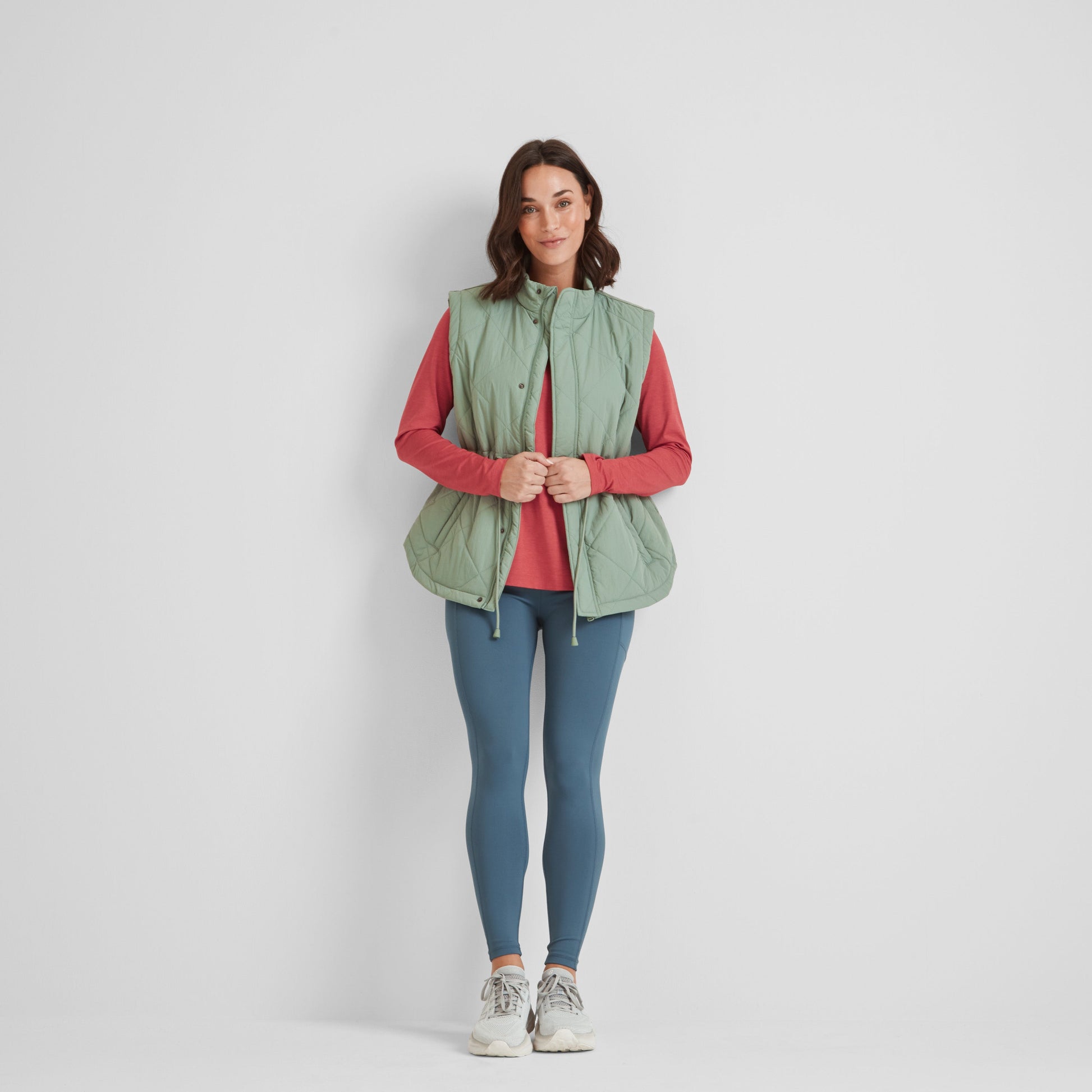 Cassly Womens Insulated Gilet - Pistachio