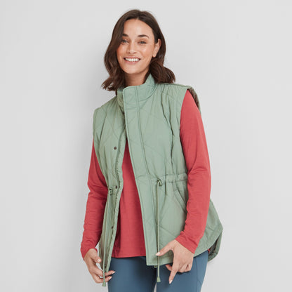 Cassly Womens Insulated Gilet - Pistachio