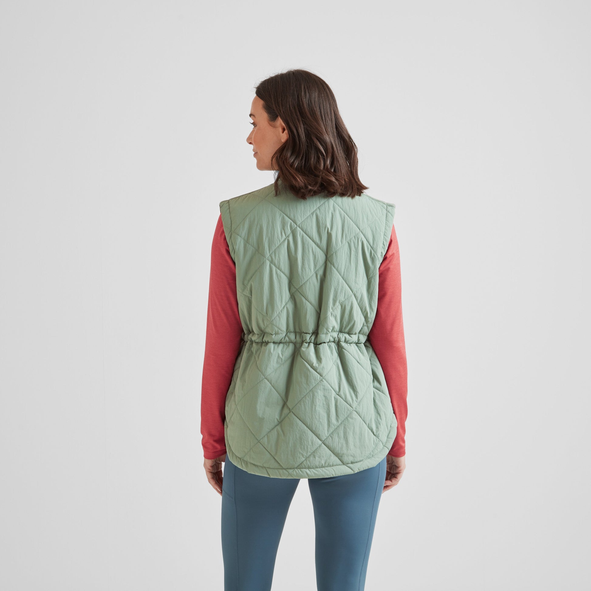Cassly Womens Insulated Gilet - Pistachio