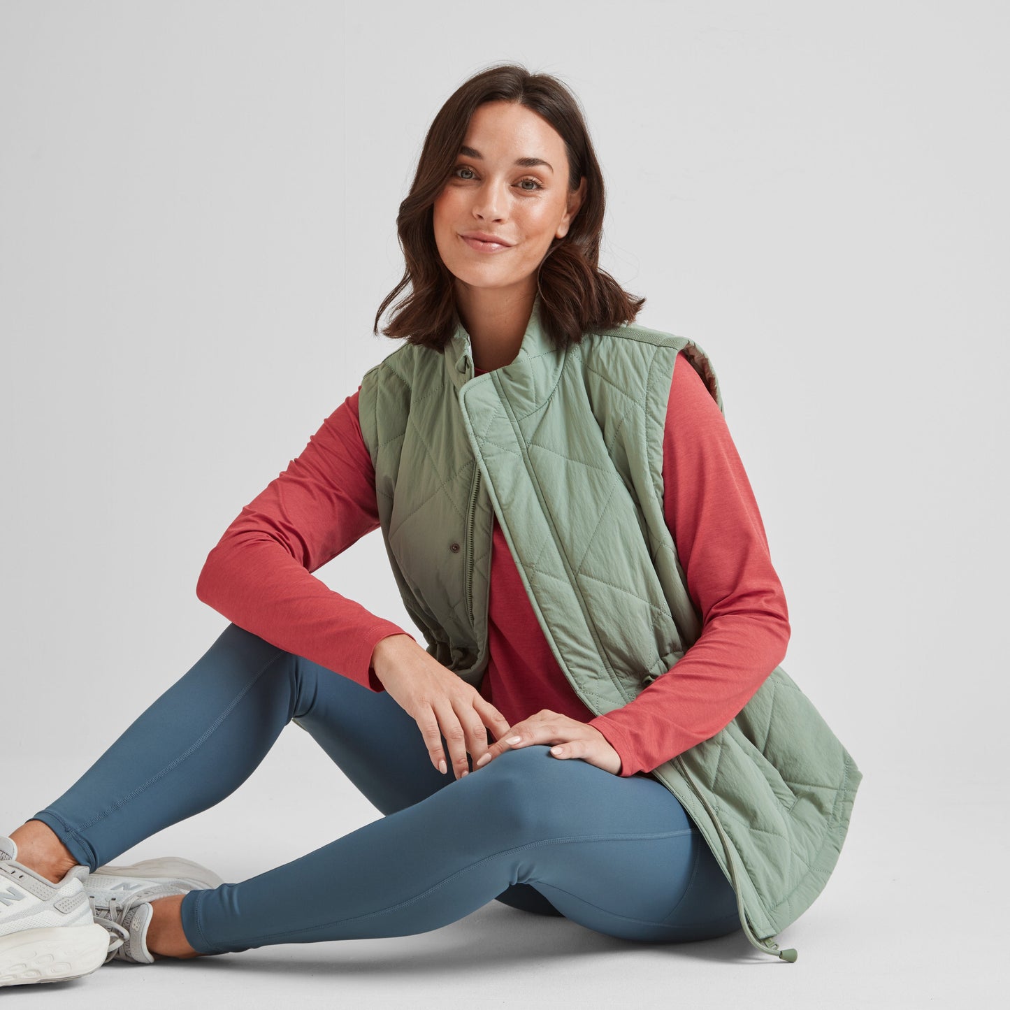 Cassly Womens Insulated Gilet - Pistachio
