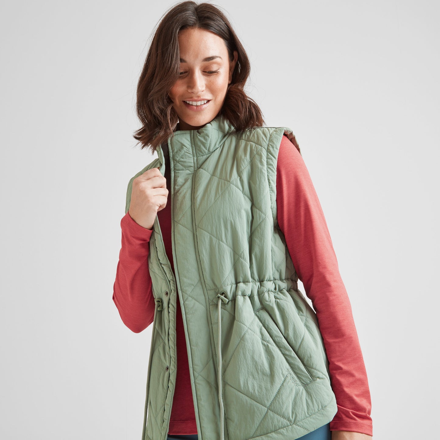 Cassly Womens Insulated Gilet - Pistachio