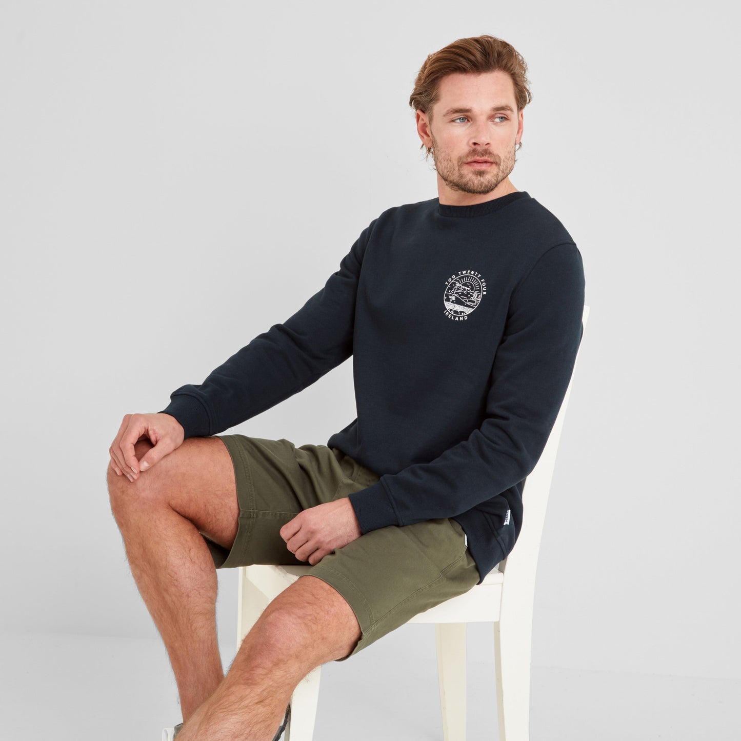 Castle Mens Supersoft Sweatshirt - Dark Indigo