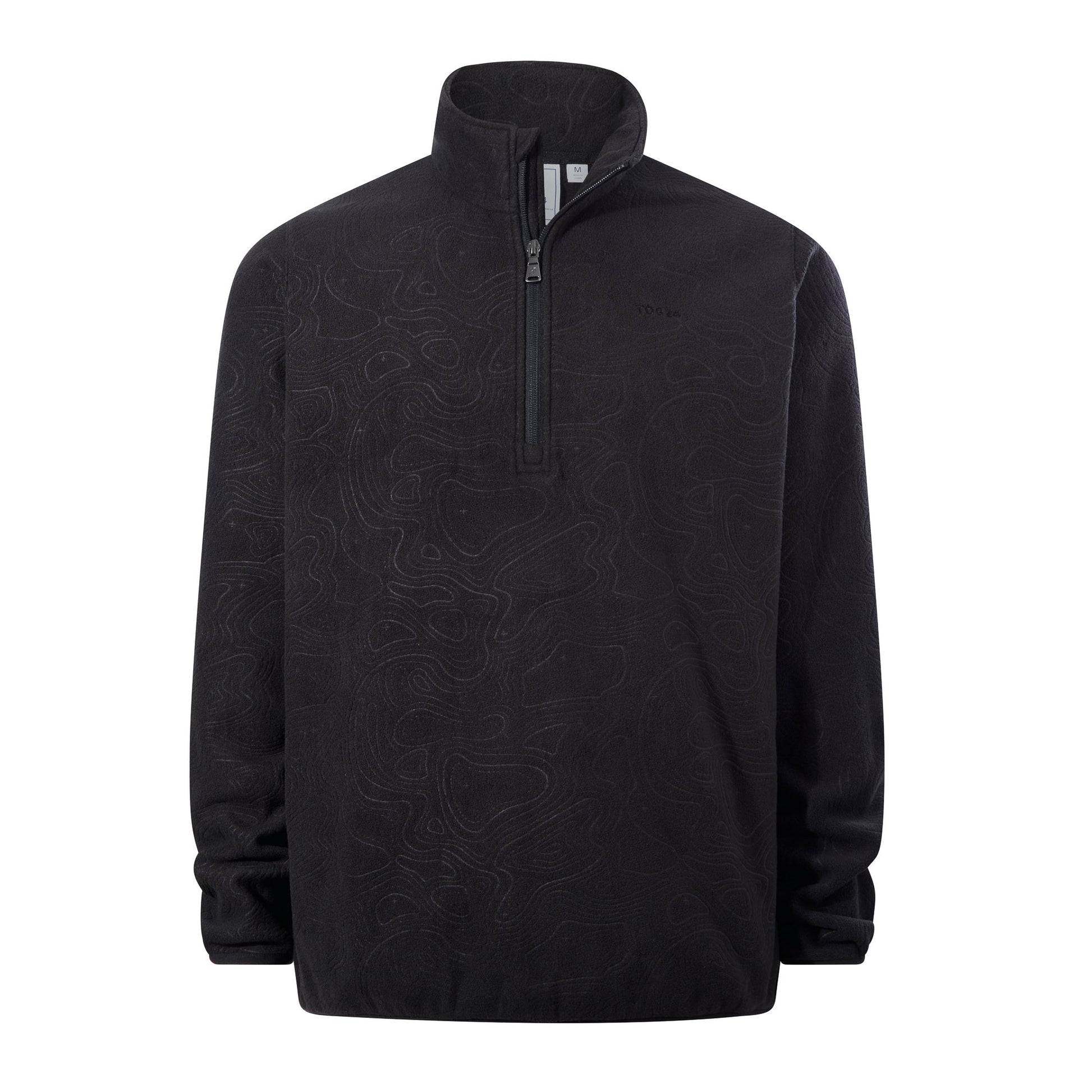 Charlton Mens Printed Midweight Microfleece Half Zip - Terrain Print