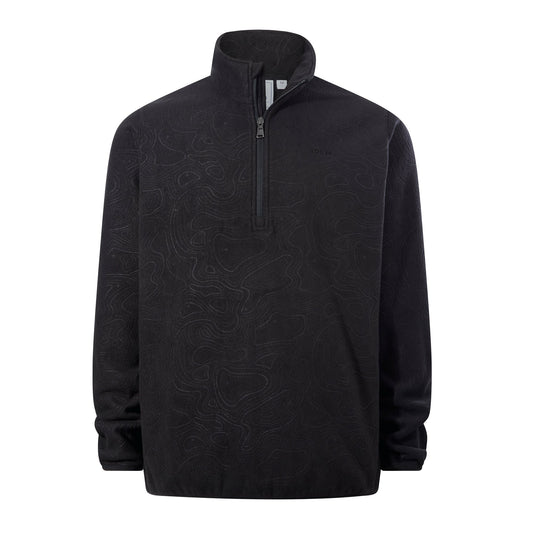 Charlton Mens Printed Midweight Microfleece Half Zip - Terrain Print