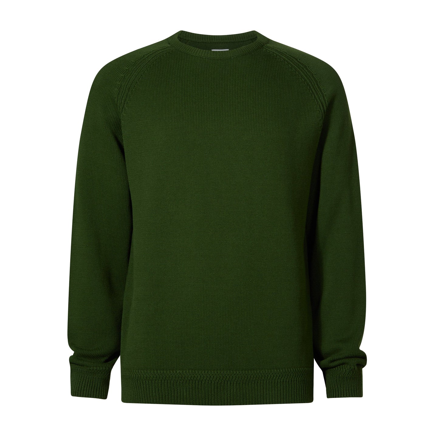 Chesney Mens Crew Neck Knit Jumper - Leaf Green