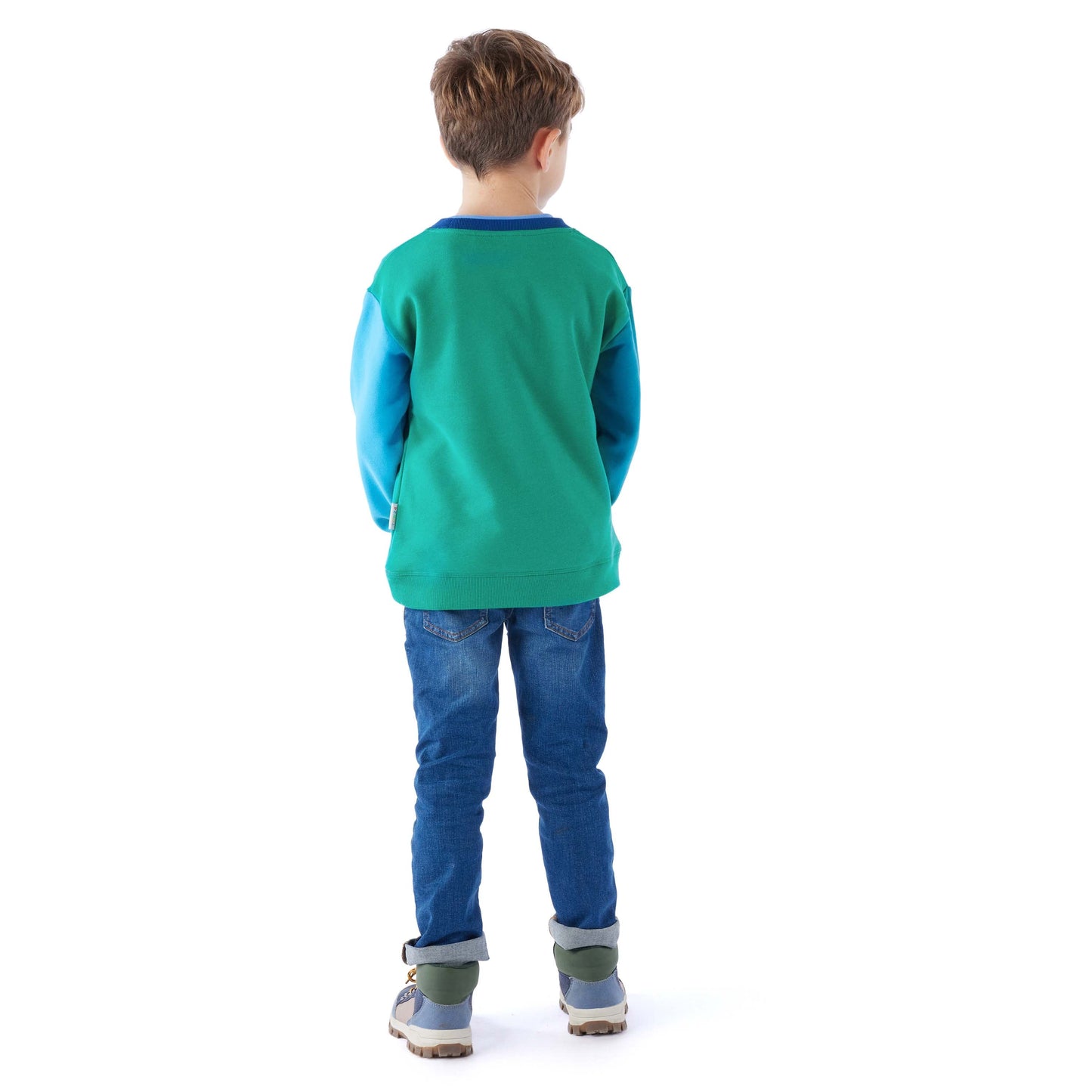 Cheviot Kids Shaun the Sheep Sweat - Jungle Green