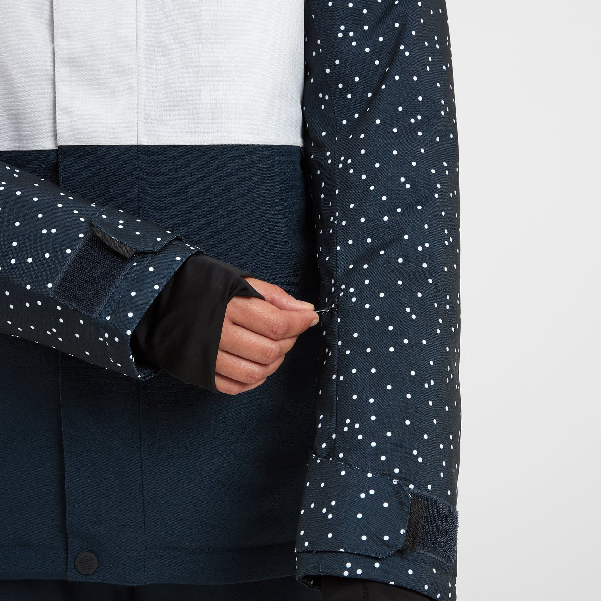 Cinder Womens Ski Jacket - Dark Indigo Confetti Print/Dark Indigo