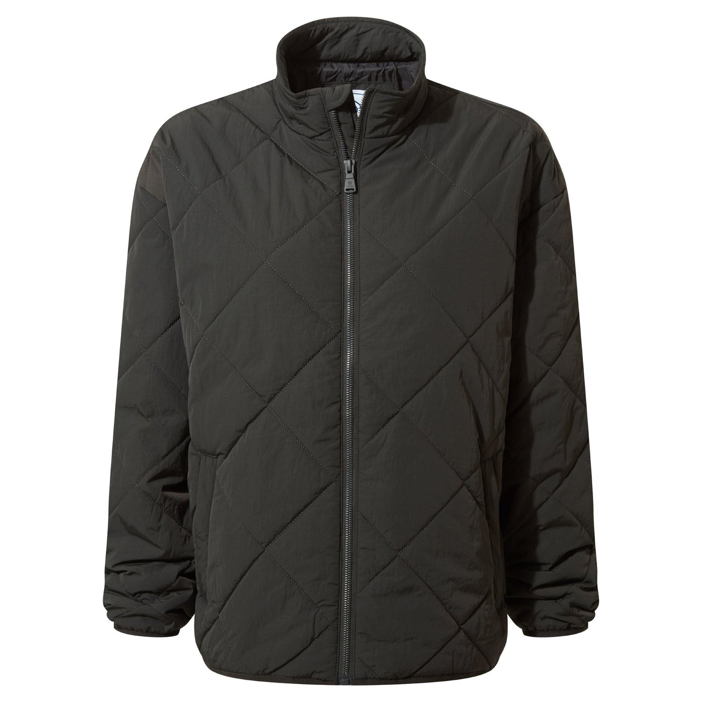 Cirnan Womens Shower Resistant Insulated Packaway Jacket - Washed Black