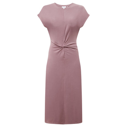 Claire Womens Supersoft Jersey Dress - Mauve