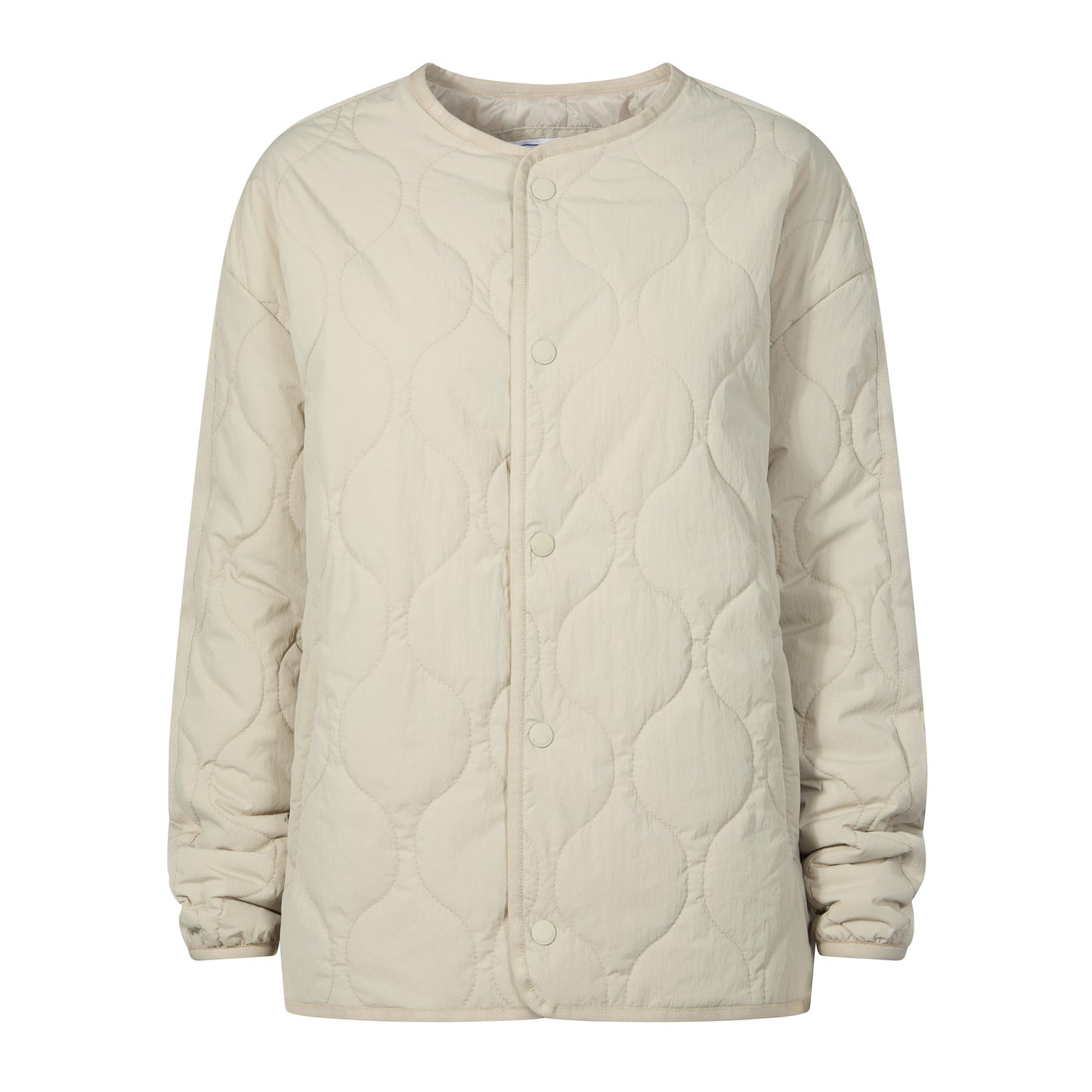 Cleadon Womens Relaxed Fit Shower Resistant Lightweight Insulated Jacket - Cool Beige