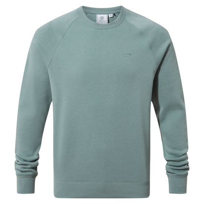 Clitheroe Mens Supersoft Raglan Sweat - Smokey Teal