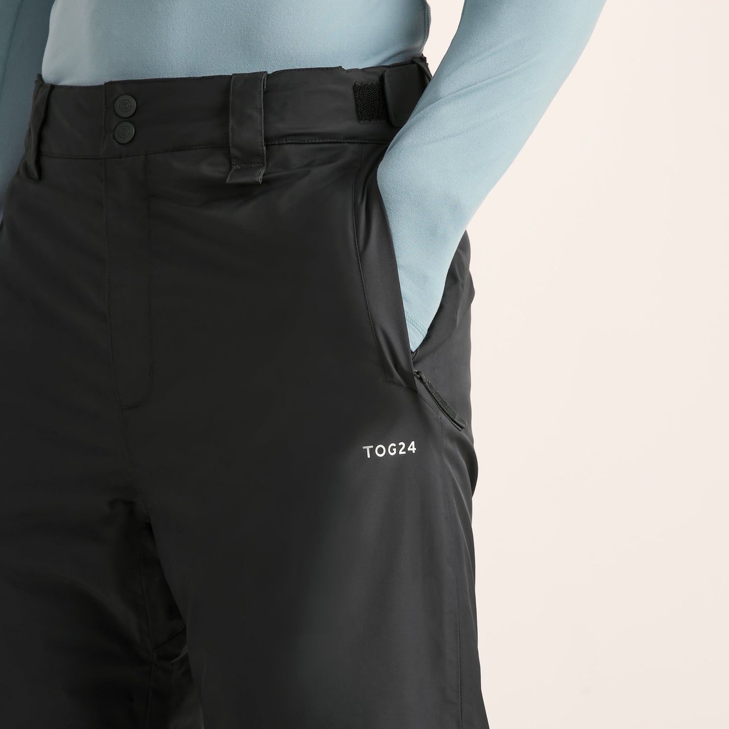 Clusaz Mens Waterproof Insulated Salopettes - Black