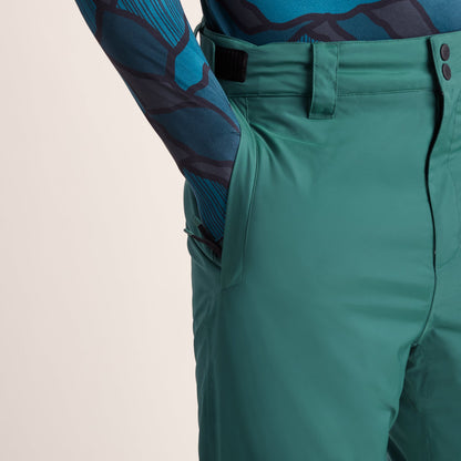 Clusaz Mens Waterproof Insulated Salopettes - Dark Turquoise