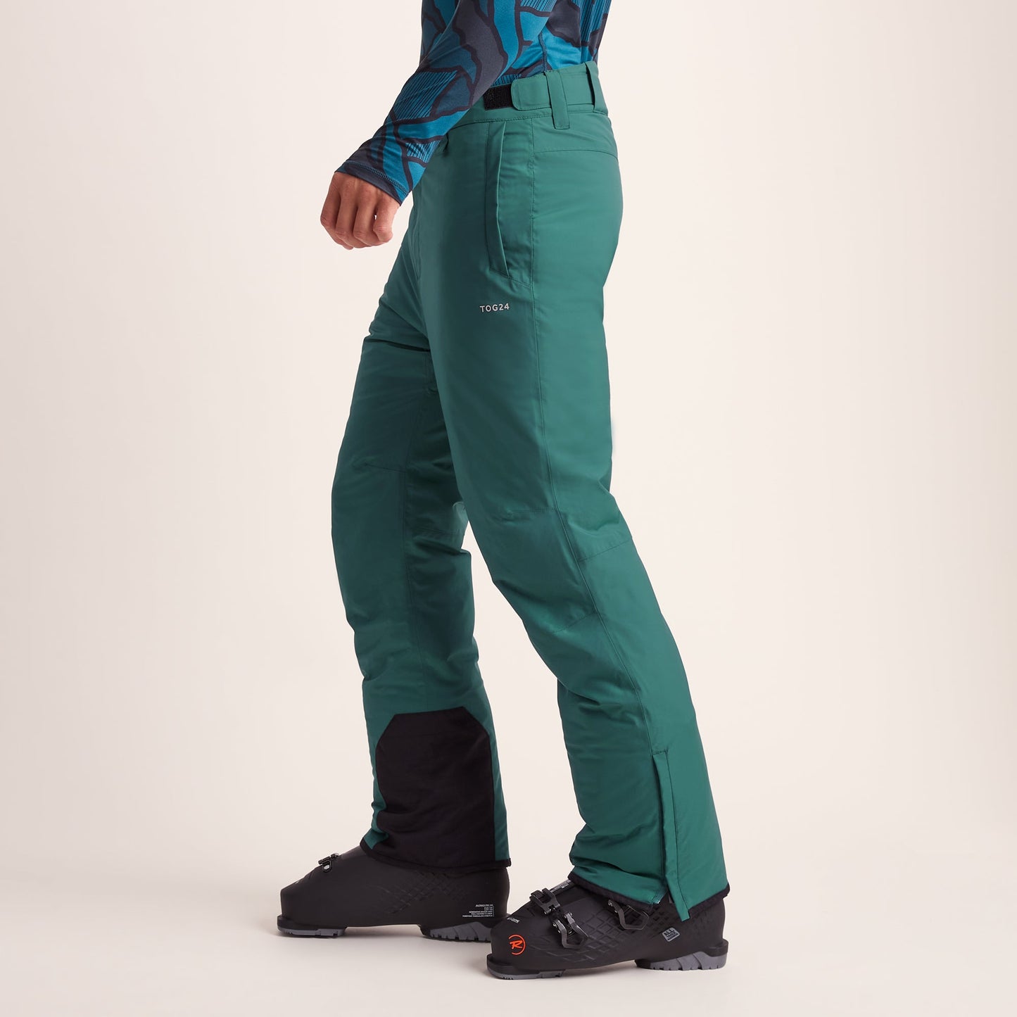 Clusaz Mens Waterproof Insulated Salopettes - Dark Turquoise