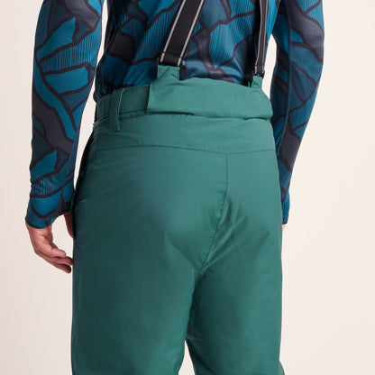 Clusaz Mens Waterproof Insulated Salopettes - Dark Turquoise