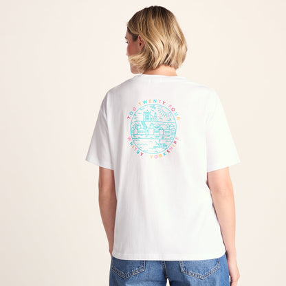 Coast Womens 100% Cotton Supersoft Relaxed Fit T-Shirt - Optic White