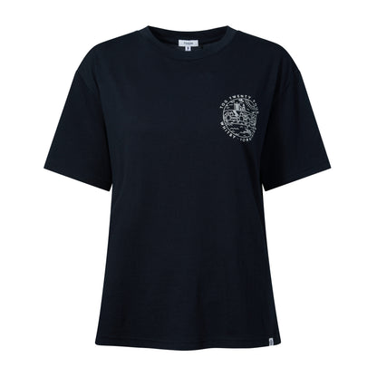 Coast Womens 100% Cotton Supersoft Relaxed Fit T-Shirt - Dark Indigo