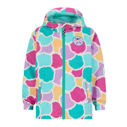 Cohampshire Kids Shaun the Sheep Waterproof Jacket - Pink Cloud Print