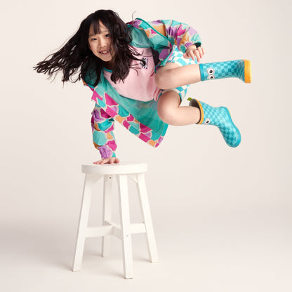 Cohampshire Kids Shaun the Sheep Waterproof Jacket - Pink Cloud Print