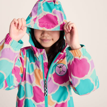 Cohampshire Kids Shaun the Sheep Waterproof Jacket - Pink Cloud Print