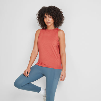 Coopley Womens Performance Vest - Cranberry Marl
