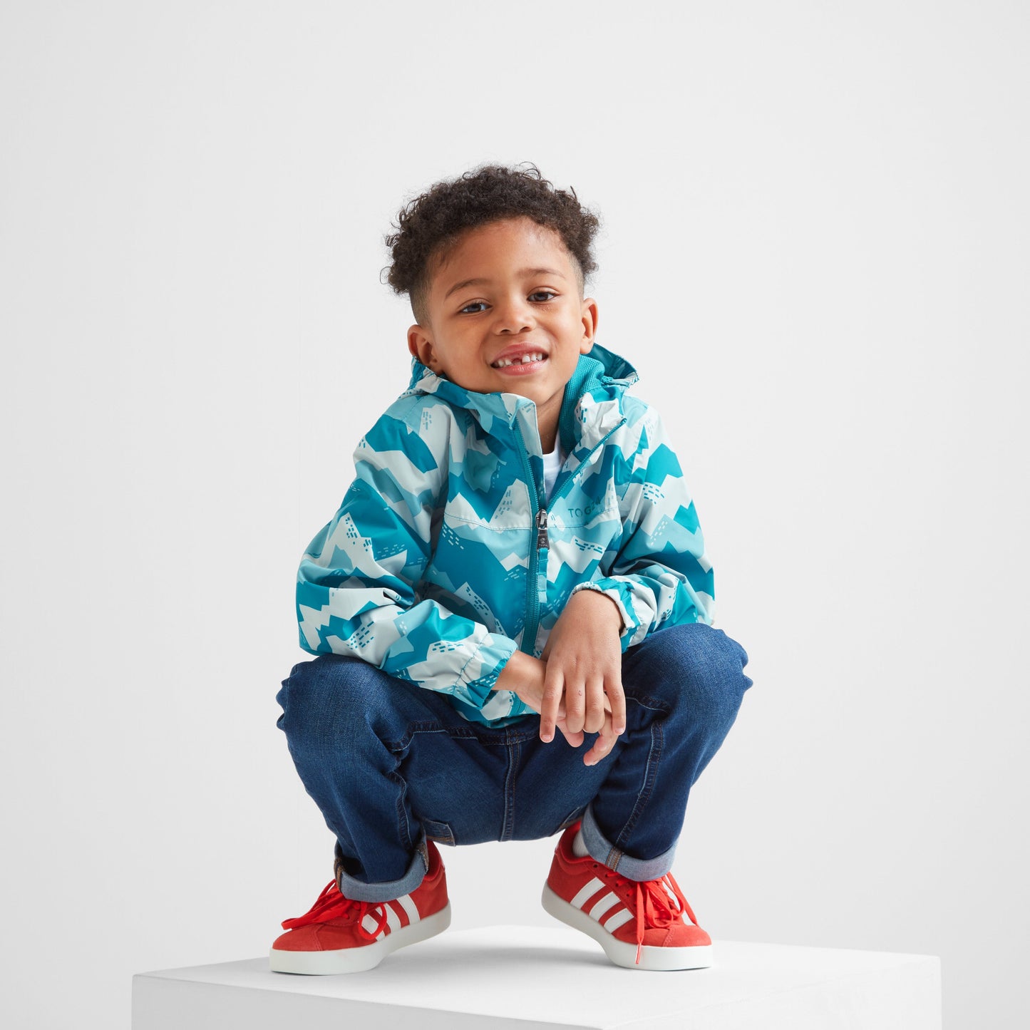 Copley Kids Waterproof Jacket - Mosaic Blue Mountain Print